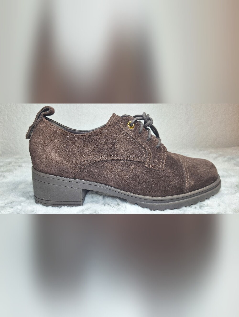 NWOB Cole Haan Kamea Heritage Suede Oxfords Brown  Sz 7